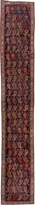 Vintage Malayer Runner Rug (2' x 16')